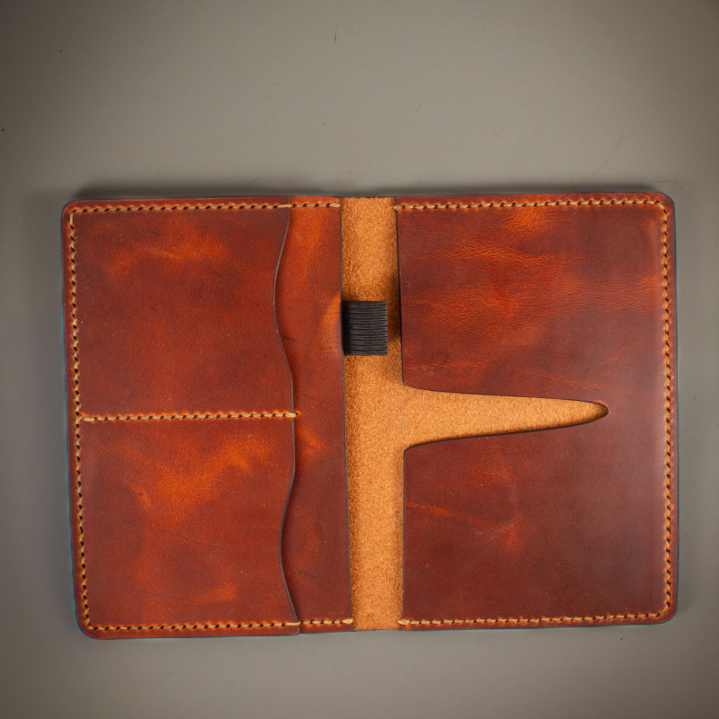 Handmade leather field notes cover - Jamestown Goods